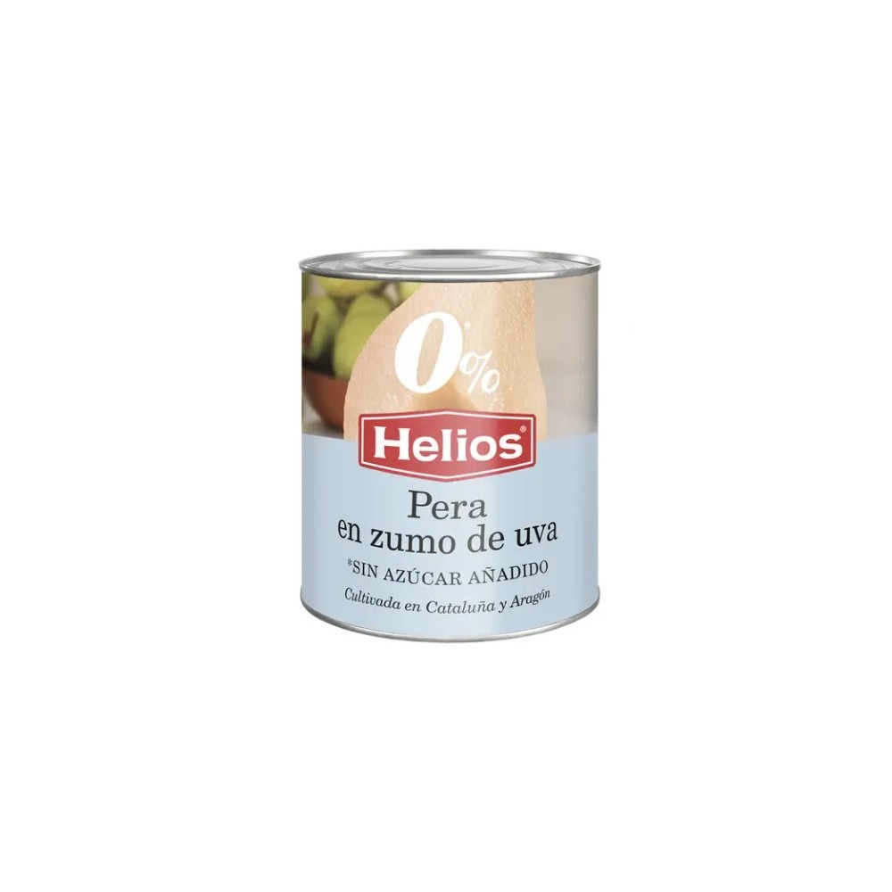 PERA EN ZUMO DE UVA HELIOS LATA 1 KG