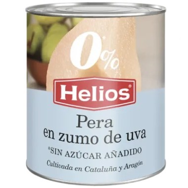 PERA EN ZUMO DE UVA HELIOS LATA 1 KG