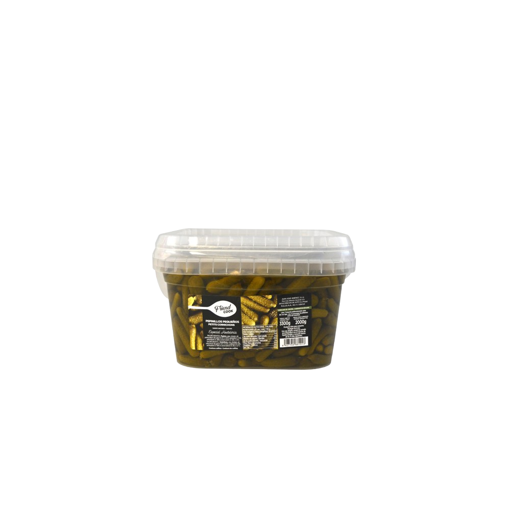 PEPINO PEQUEÑO S/ANCHOA 200/400 FRIENDCOOK C/3,3KG