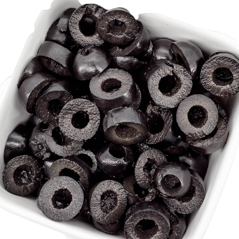 ACEITUNA L/OLIVA NEGRA EN RODAJA LATA 3.3 KG