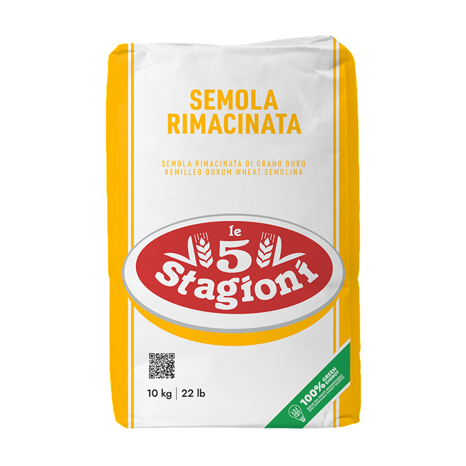 HARINA SEMOLA GRANO DURO 5STAGIONI NEGRINI 10.KG.