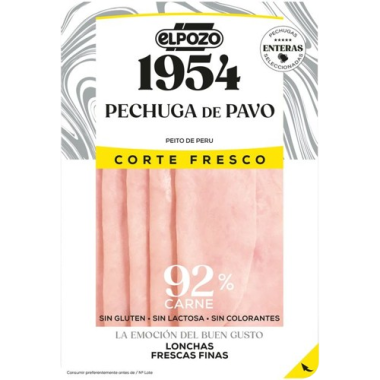 PECHUGA PAVO LONCHA E/POZO 1954 C/15168 P/120G. 2€