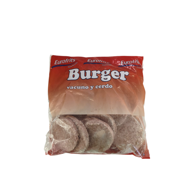 HAMBURGUESA EUROF.VACUNO/CERDO 85.GR.B/2.KG