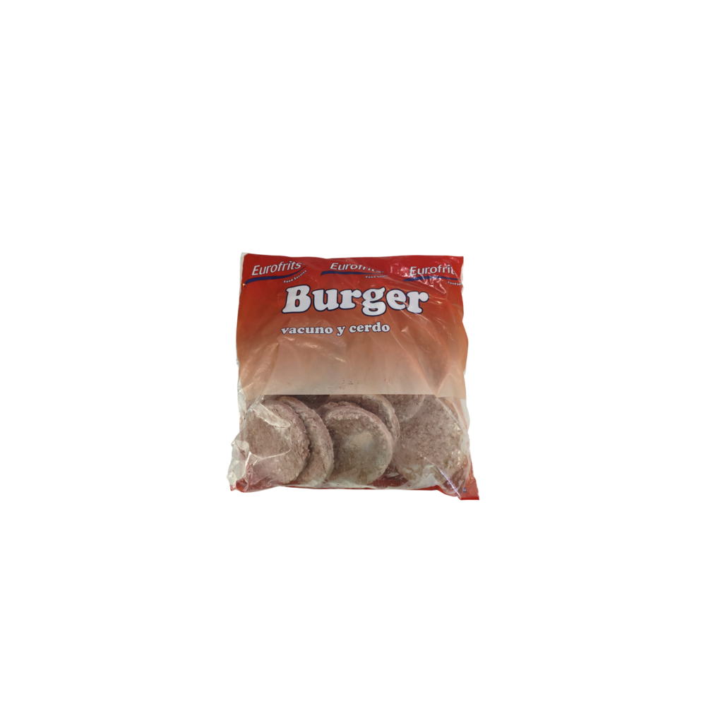 HAMBURGUESA EUROF.VACUNO/CERDO 85.GR.B/2.KG
