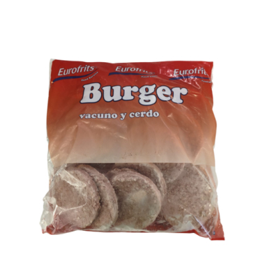 HAMBURGUESA EUROF.VACUNO/CERDO 85.GR.B/2.KG
