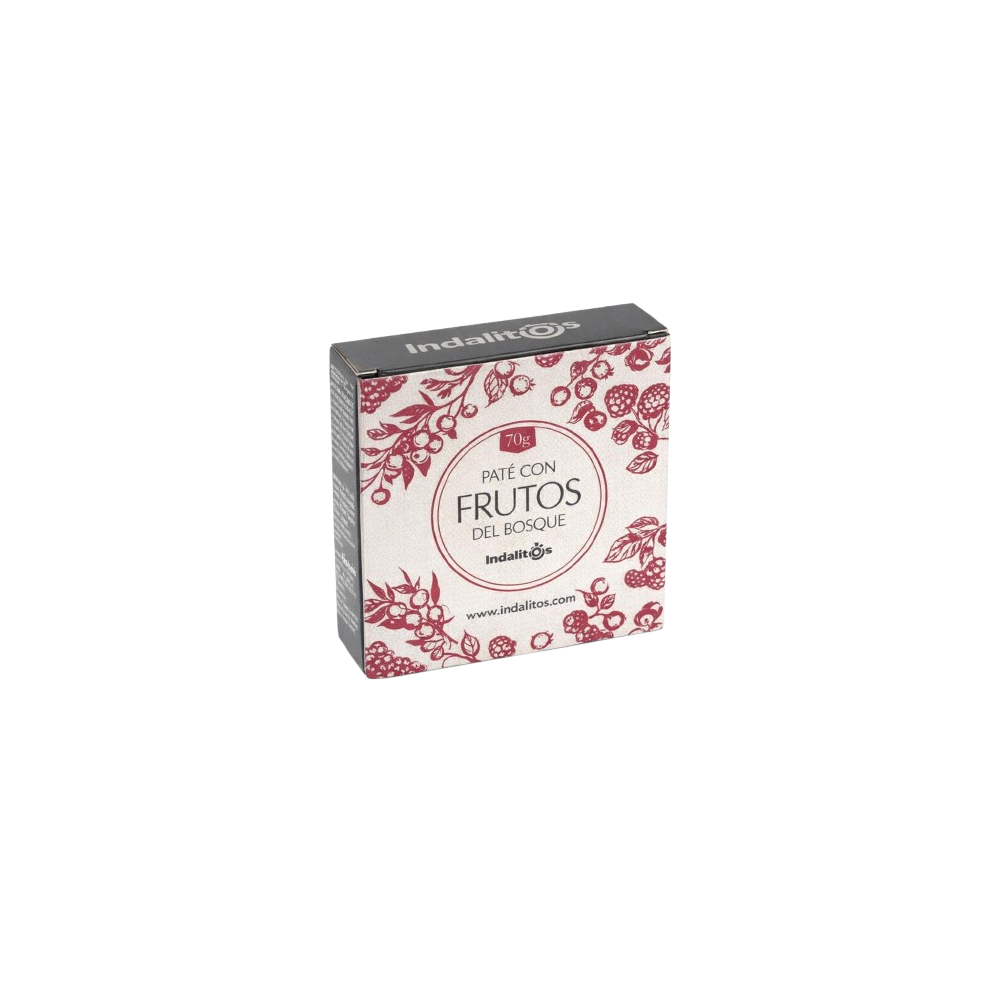 PATE INDALITOS IBERICO C/FRUTOS BOSQUE L/70 GR