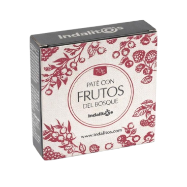 PATE INDALITOS IBERICO C/FRUTOS BOSQUE L/70 GR