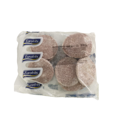 HAMBURGUESA EUROF.VACUNO/CERDO 85.GR.B/1.KG
