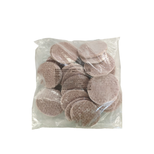 HAMBURGUESA EUROF.CERDO MASTERFRITS B/2 KG