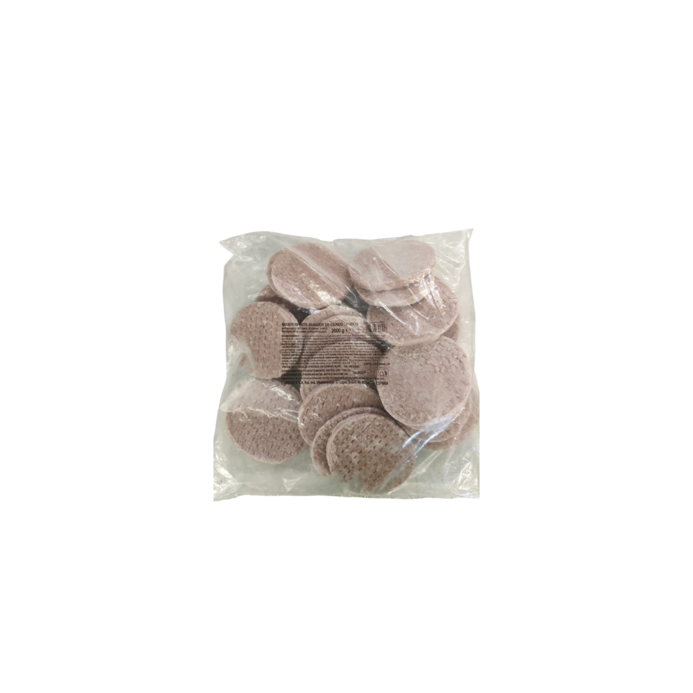 HAMBURGUESA EUROF.CERDO MASTERFRITS B/2 KG