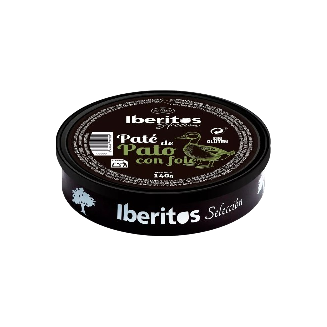 PATE IBERITOS PATO CON FOIE  L/140GR