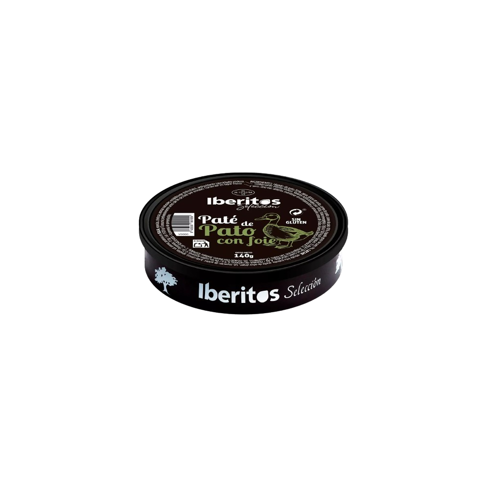 PATE IBERITOS PATO CON FOIE  L/140GR