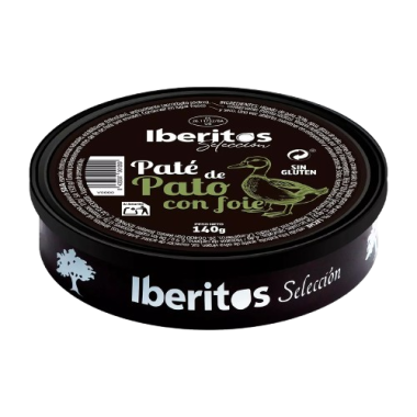 PATE IBERITOS PATO CON FOIE  L/140GR