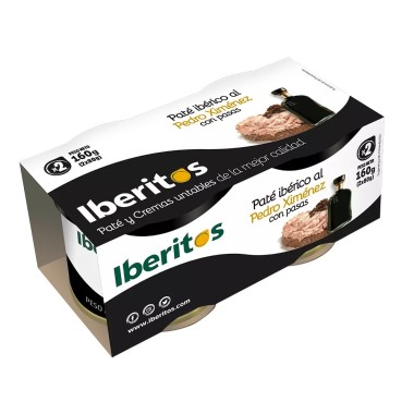 PATE IBERITOS IBERICO AL P.XIMENEZ 80G PACK-2 UD