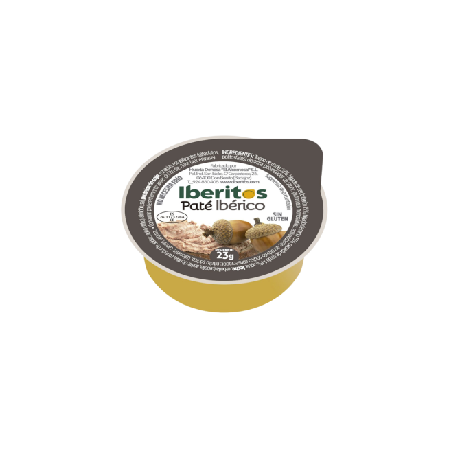 PATE IBERITOS HIGAD C/IBERICO PORC 46G (OJO) C/36U