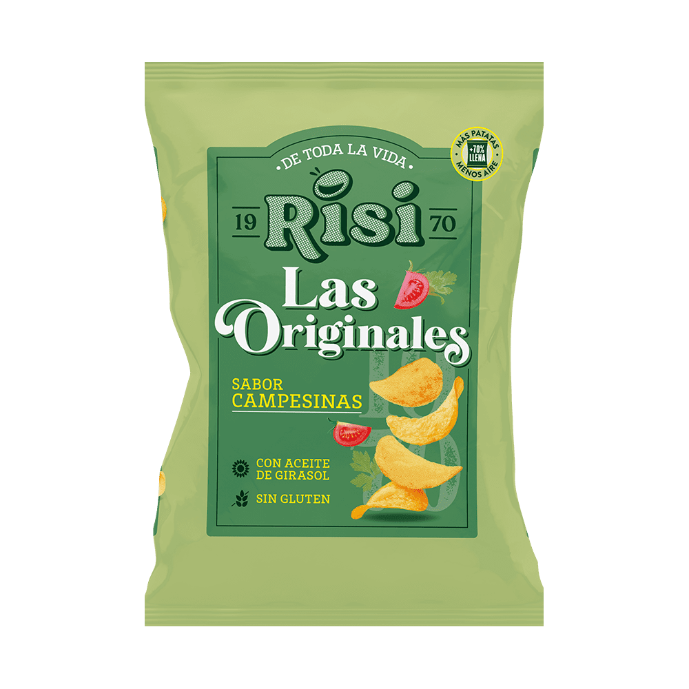 PATATAS FRITAS  RISI SABOR CAMPESINAS  B/125GR