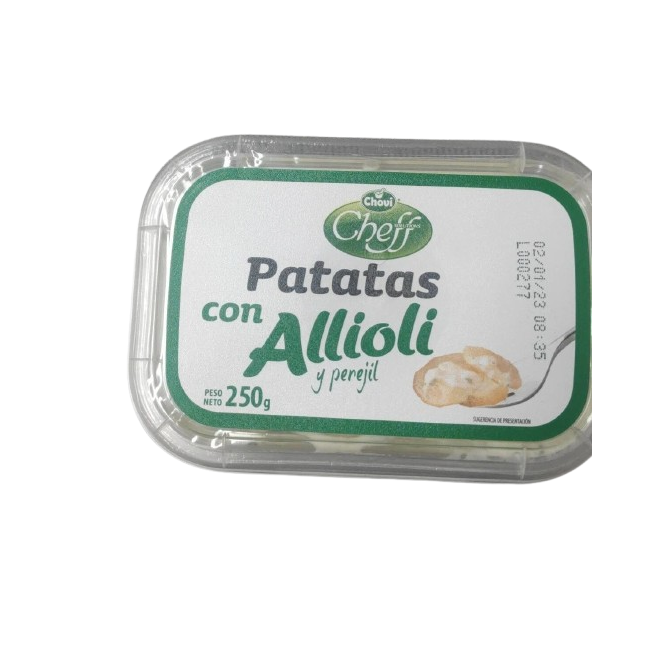 PATATAS ALLIOLI CHOVI (ARTEFRESH) B/250 GR