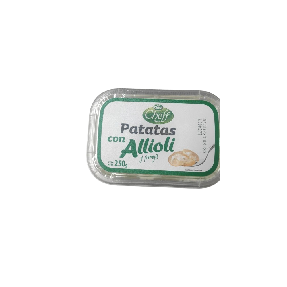 PATATAS ALLIOLI CHOVI (ARTEFRESH) B/250 GR