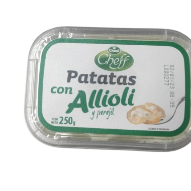PATATAS ALLIOLI CHOVI (ARTEFRESH) B/250 GR