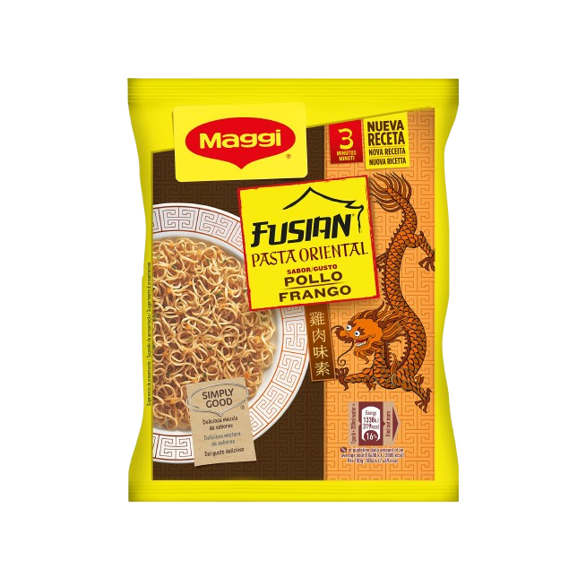 PASTA ORIENTAL MAGGI SABOR POLLO PAQUETE 71GR