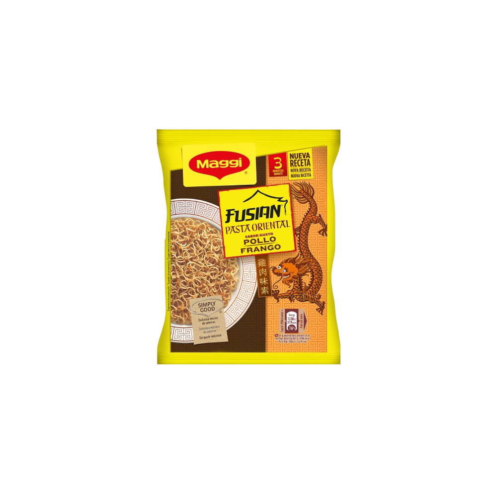PASTA ORIENTAL MAGGI SABOR POLLO PAQUETE 71GR