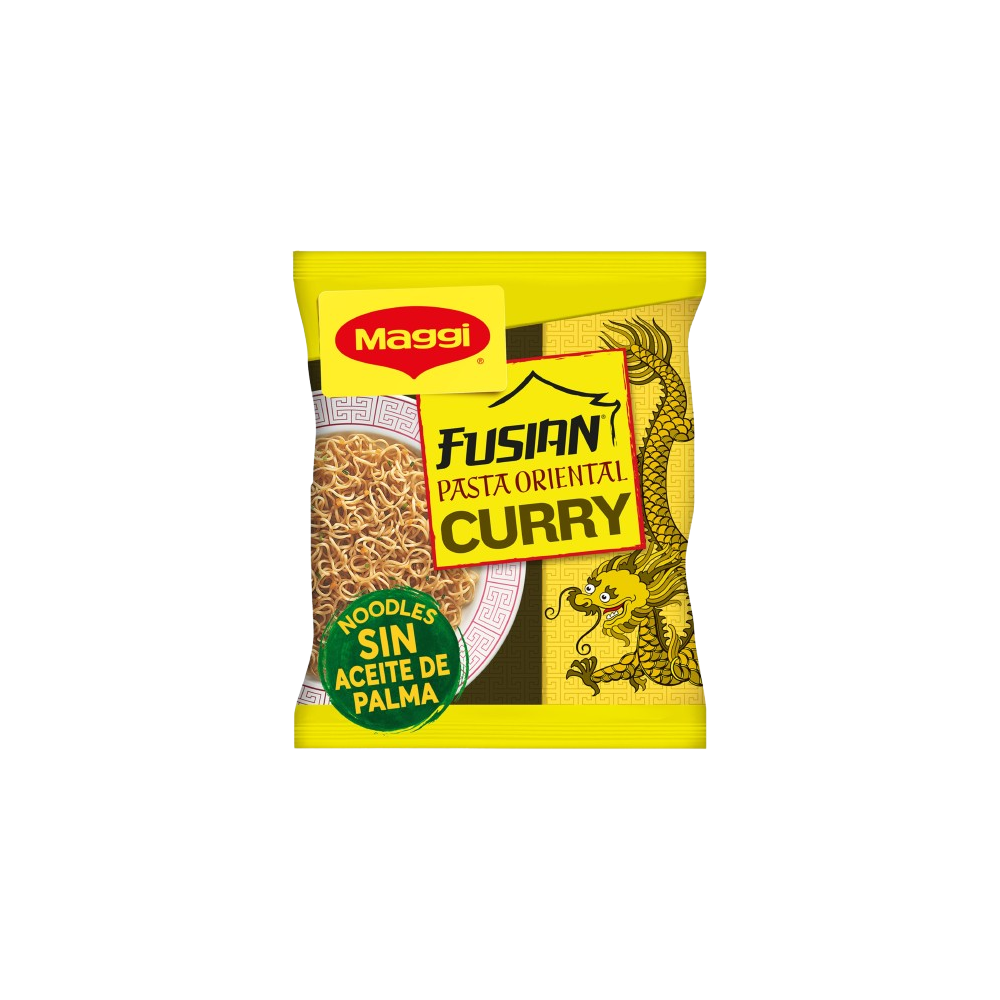 PASTA ORIENTAL MAGGI SABOR CURRY PAQUETE 71GR