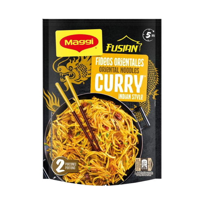 PASTA ORIENTAL MAGGI FIDEO ORIENTAL CURRY 118G