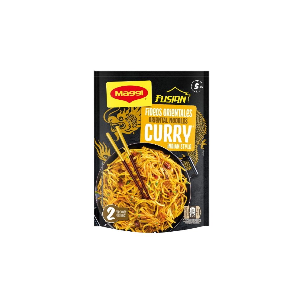PASTA ORIENTAL MAGGI FIDEO ORIENTAL CURRY 118G