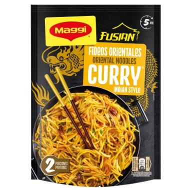 PASTA ORIENTAL MAGGI FIDEO ORIENTAL CURRY 118G