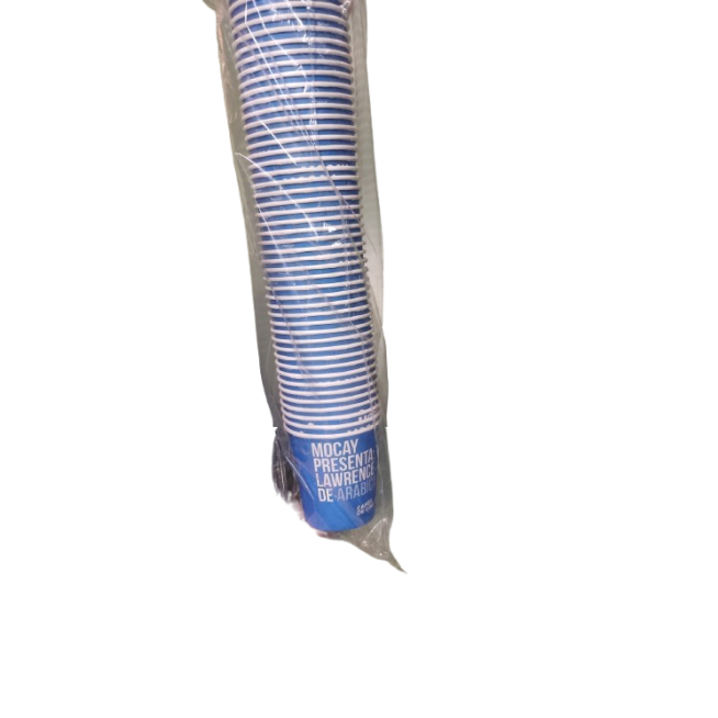 VASO  N/RET MOCAY AZUL SP4 126.ML.MANGA 50.UD.