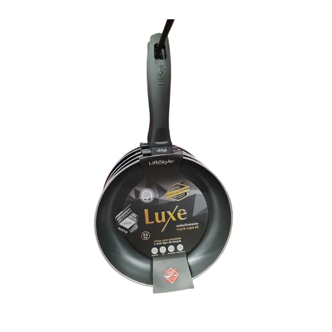 SARTEN ALUMINIO INDUCCION LUXE "LIFESTYLE" 20 CM
