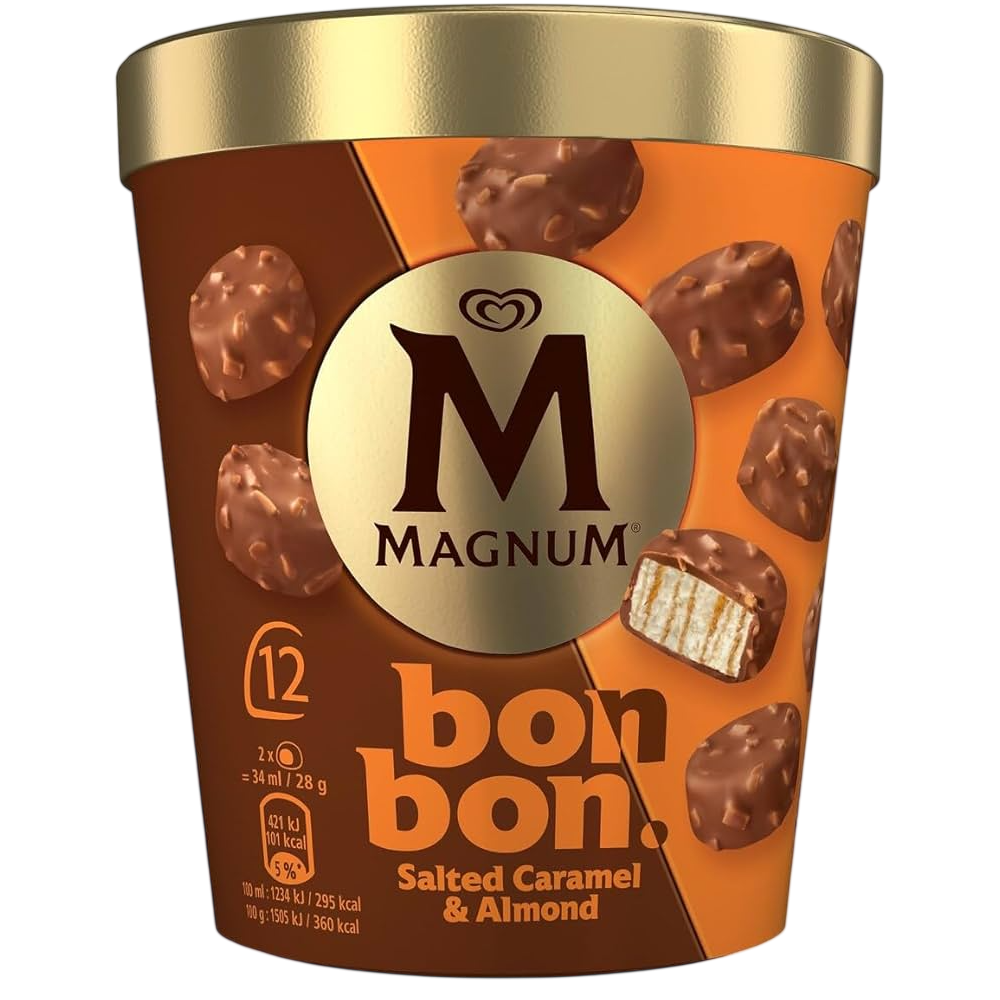 HELADO FRIGO MAGNUM BOMBON CARAMELO T/12UD