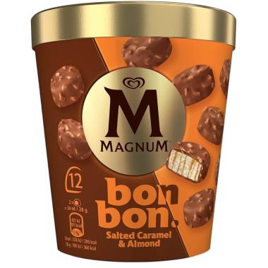 HELADO FRIGO MAGNUM BOMBON CARAMELO T/12UD