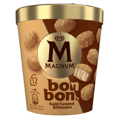 HELADO FRIGO MAGNUM BOMBON GOLD T/12UD