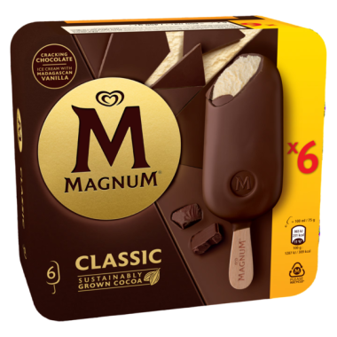 HELADO FRIGO MAGNUM CLASSIC 110GR P/6U