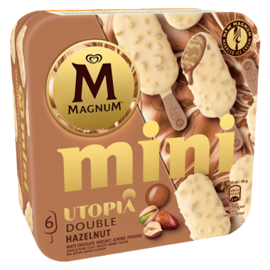 HELADO FRIGO MAGNUM MINI HAZELNUT P/6UD