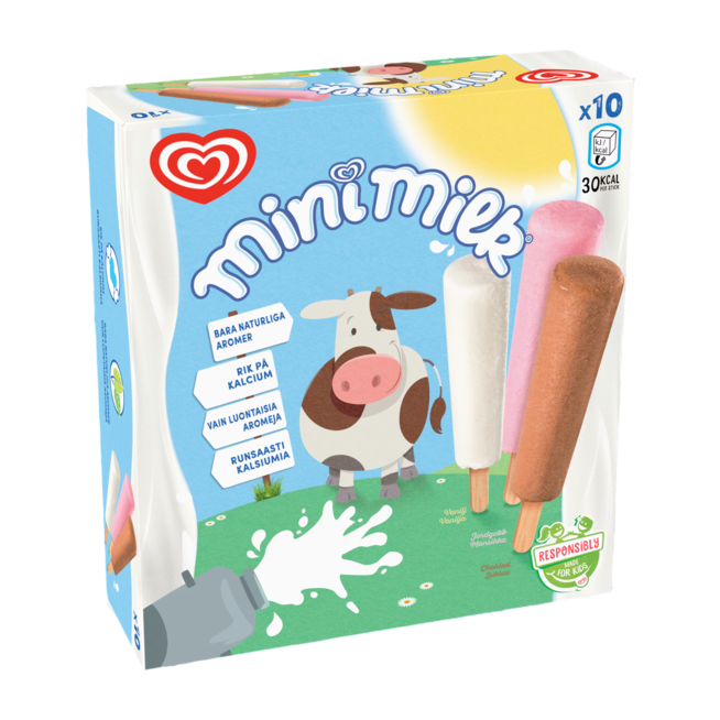 HELADO FRIGO MINIMILK MIX P/10U