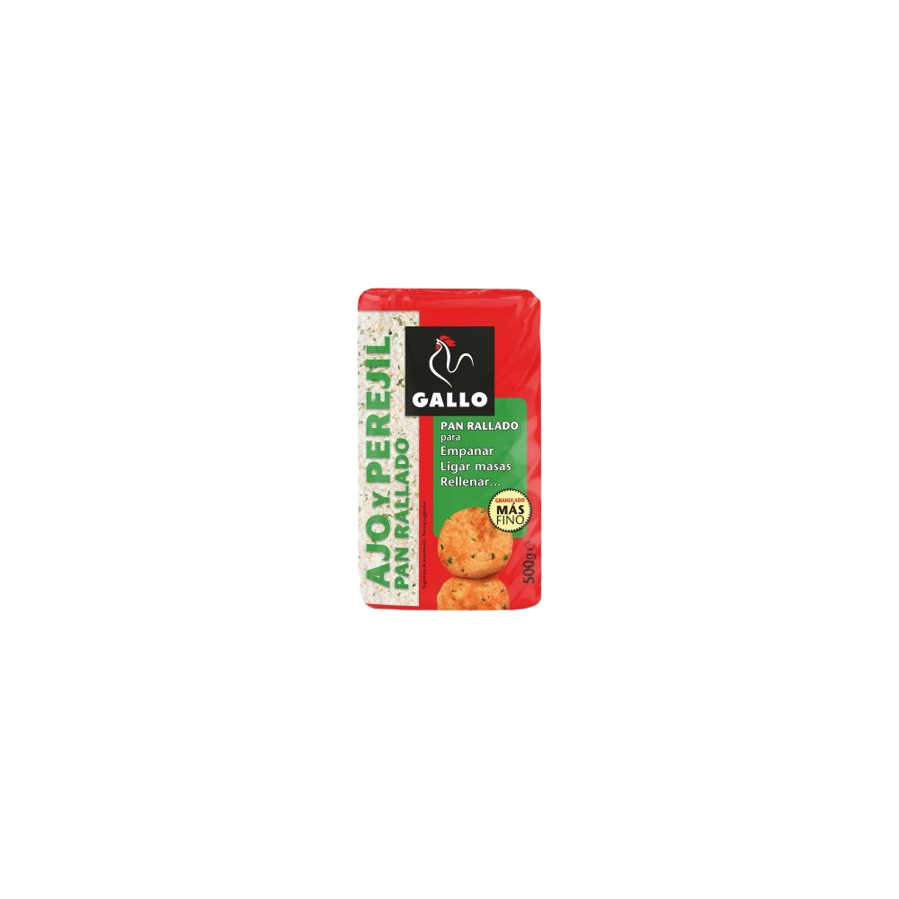 PAN RALLADO GALLO AJO Y PEREJIL B/500 GR