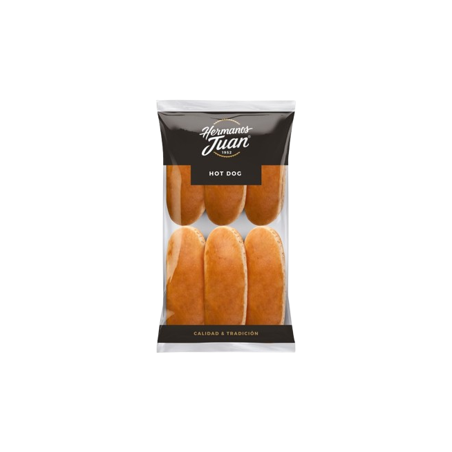 PAN DULCESOL H. JUAN HOT DOG 12UD B/660 GR