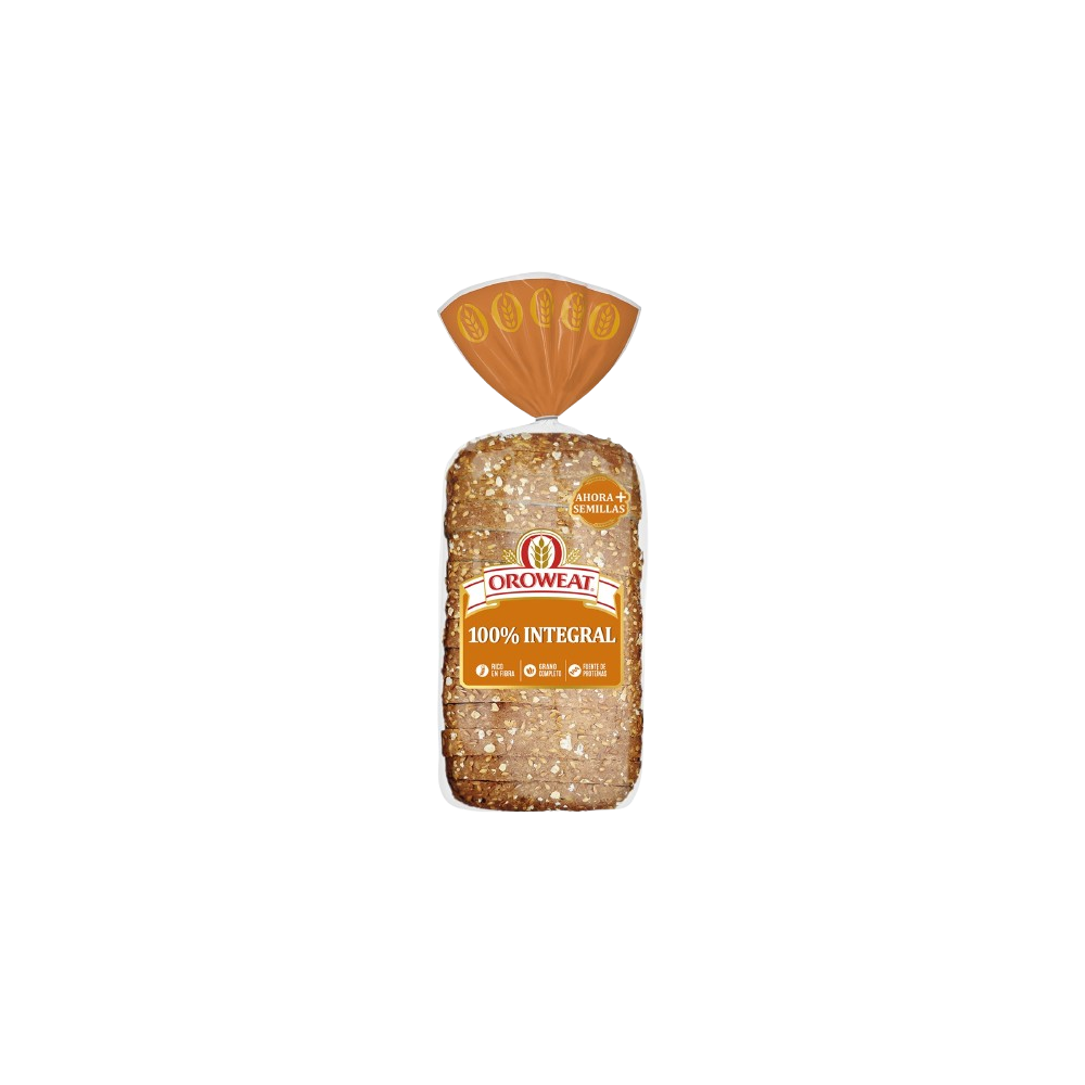 PAN BIMBO OROWEAT 100% INTEGRAL 550 GR