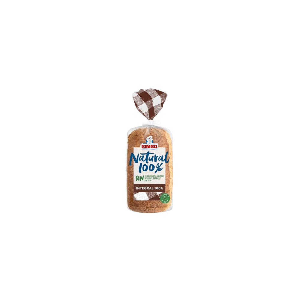 PAN BIMBO NATURAL 100% INTEGRAL 360 GR