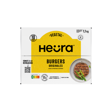 HEURA HAMBURGUESAS ORIGINALES C/ 1,1 KG (11UD)