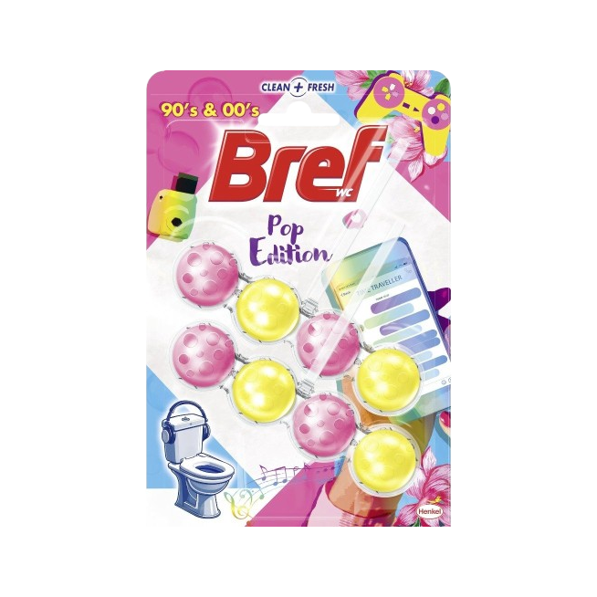 LIMPIADOR WC BREF PODER ACTIVO POP EDITION P/2UD.