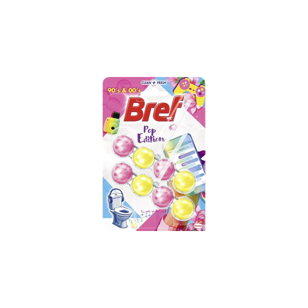 LIMPIADOR WC BREF PODER ACTIVO POP EDITION P/2UD.