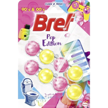LIMPIADOR WC BREF PODER ACTIVO POP EDITION P/2UD.