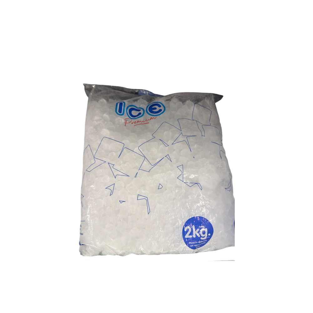 HIELO CUBITOS MACIZO+70GR.CONFZ.B/2 KG