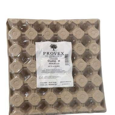 HUEVOS CASCARA ROJO PROVEX "M" RETRACTIL/30 UD