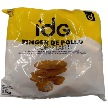 IDG.POLLO SOLOMILLO/FINGER+CORNFLAKES/B/1.KG.