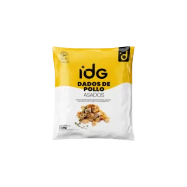 IDG.POLLO DADOS ASADOS PECHUGA B/2.50.KG.