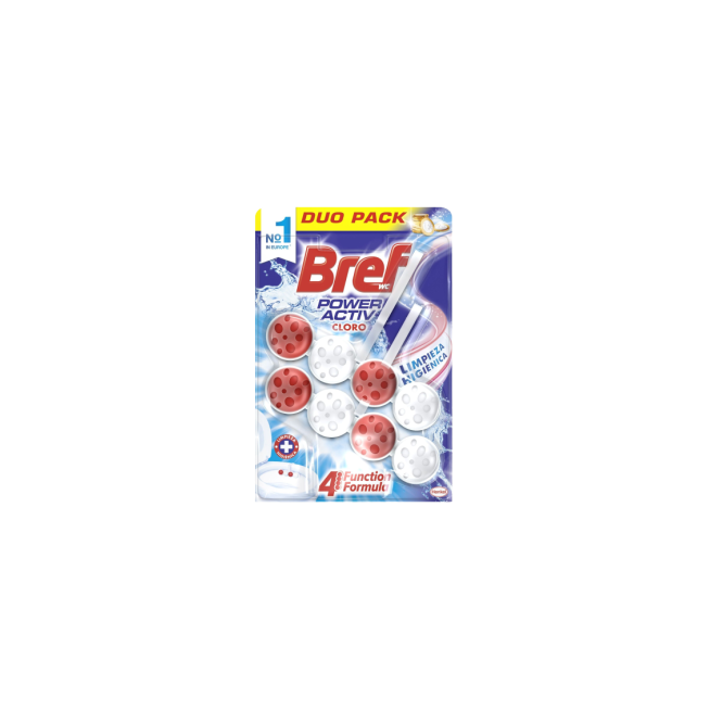 LIMPIADOR WC BREF PODER ACTIVO GEL ALPINO  P/2 UD